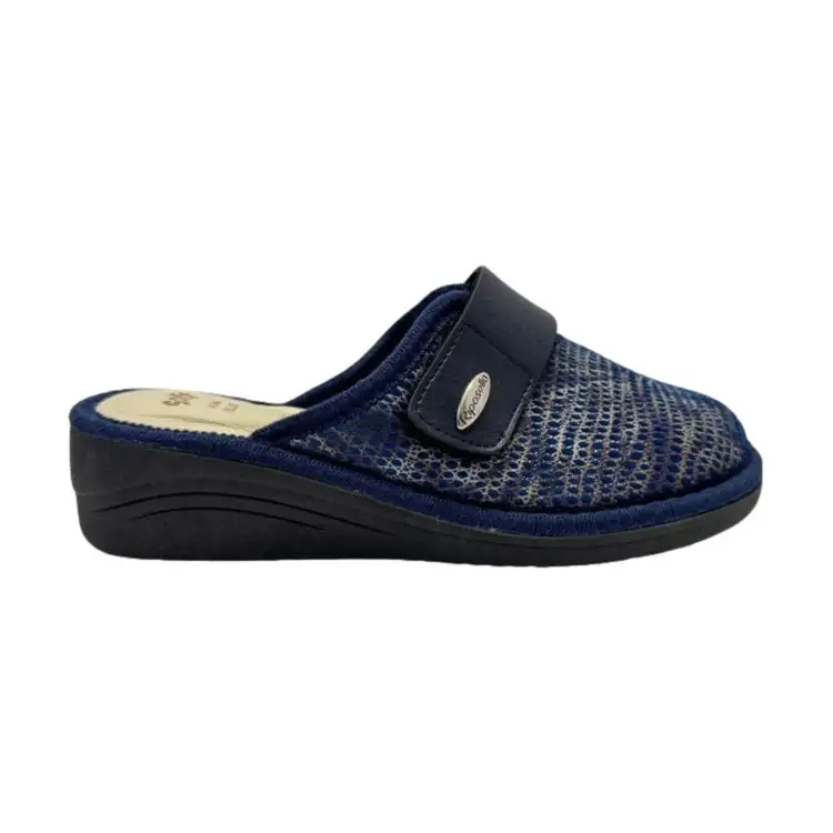 Riposella STELLA I WA00BX Ciabatte Donna Con Strappo Blu