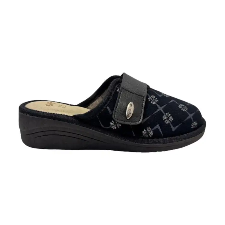 Riposella STELLA I WA02BX Ciabatte Donna Con Strappo Nero
