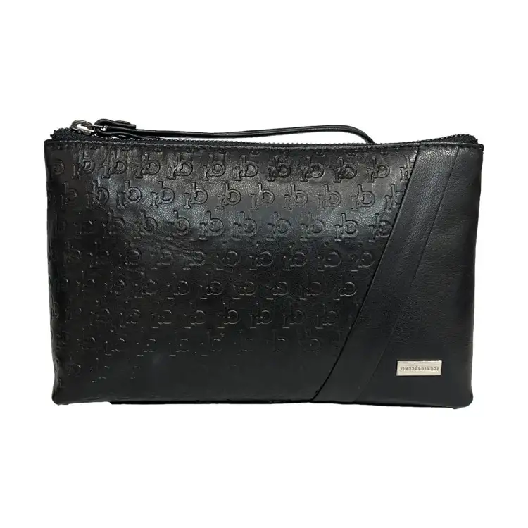 RoccoBarocco 2310 STEVEN Pochette Uomo in Ecopelle Nero