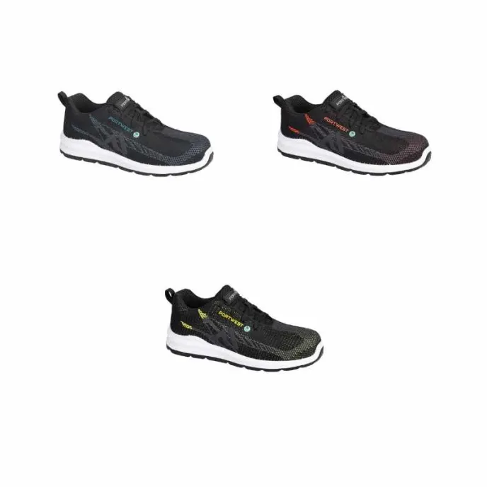 Scarpe Antinfortunistiche Basse Metalfree Portwest Eco Fly S1PS SR FO FC06