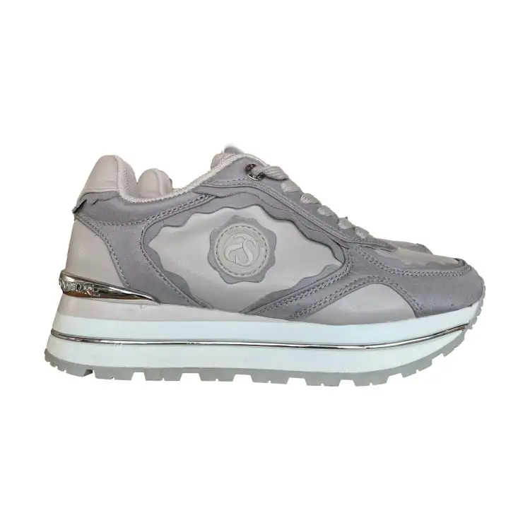 Solo Soprani SCW423P06 Rose Glitter Microfiber Sneakers Donna Stringate Grey