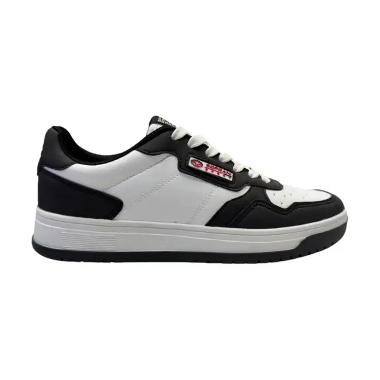 Solo Soprani SPM427R15 CHICAGO LOW Sneaker Uomo Stringate Black/White