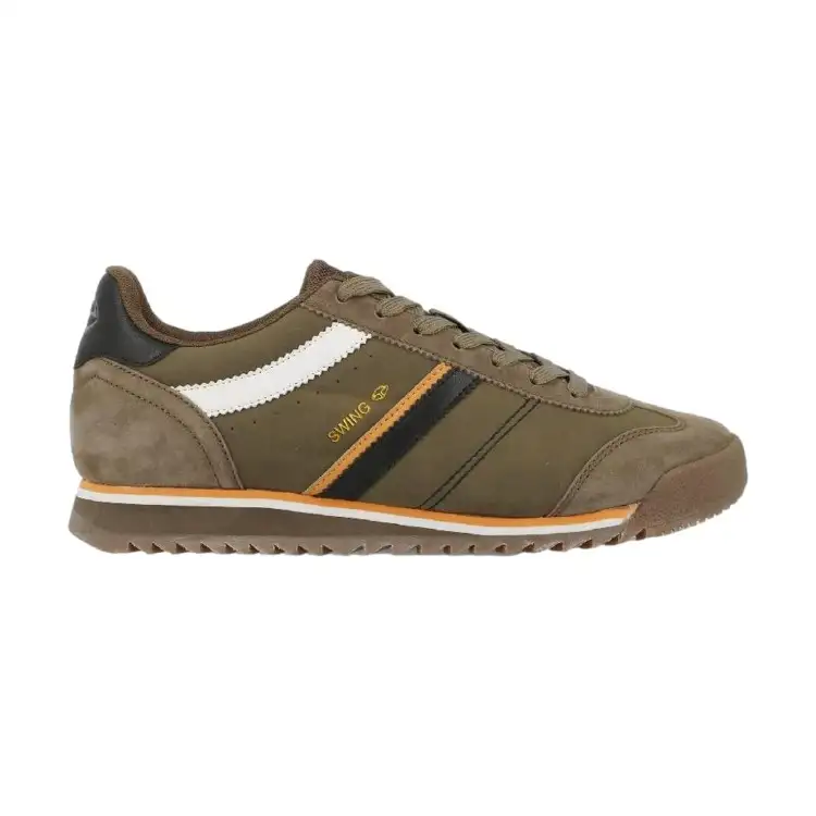 Solo Soprani SPM427R43 SWING NBK Sneaker Uomo Stringate Verde Militare