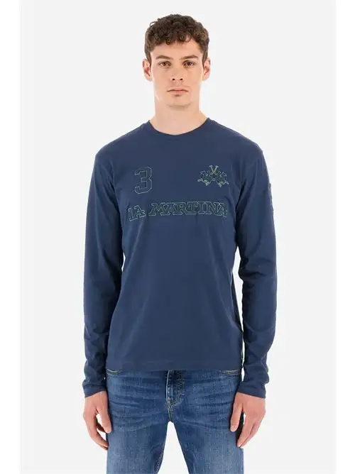 LA MARTINA  MAN T-SHIRT L/S JERSEY 23206271