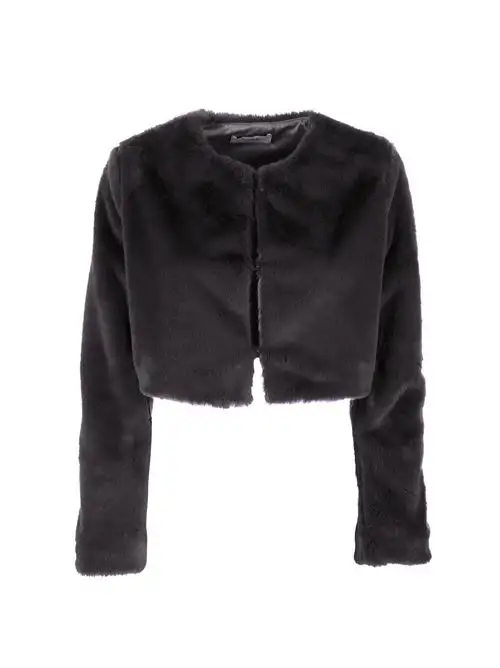 FRACOMINA CROP FUR PURPLE 82504760