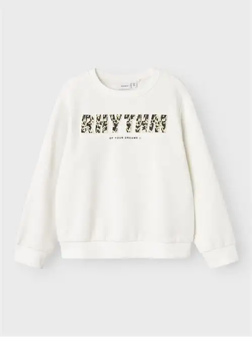 NAME.IT NKFLASIONE LS LOOSE SWEAT BRU 46267914