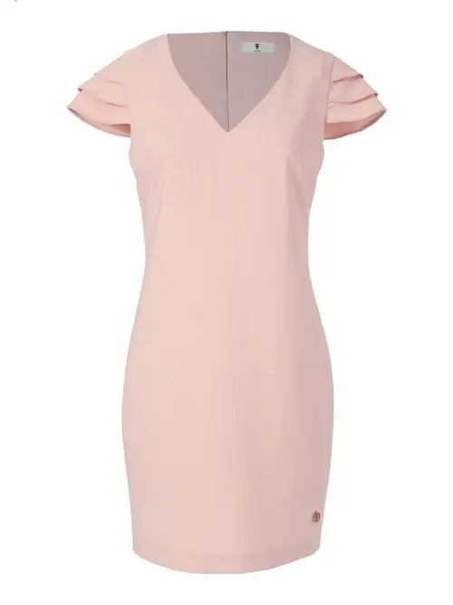 FRACOMINA SHORT DRESS ROSE 38230794