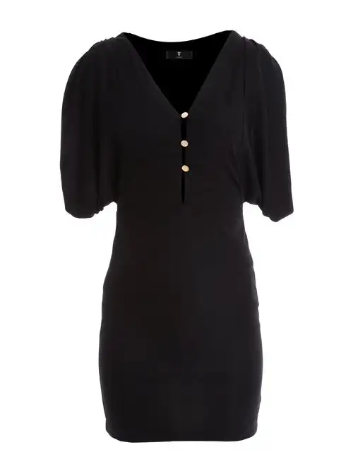 FRACOMINA MINI DRESS BLACK 25670210