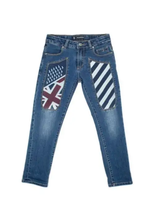 JECKERSON PANTALONE JEANS C/TOPPA 57755025