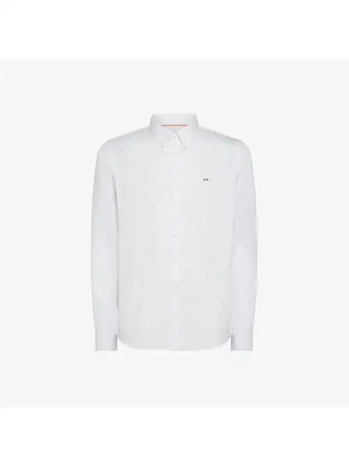 SUN68 SHIRT NEW OXFORD SMALL COLLAR B/D L/S 16314740