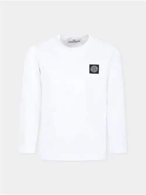 STONE ISLAND JUNIOR T-SHIRT 34082482