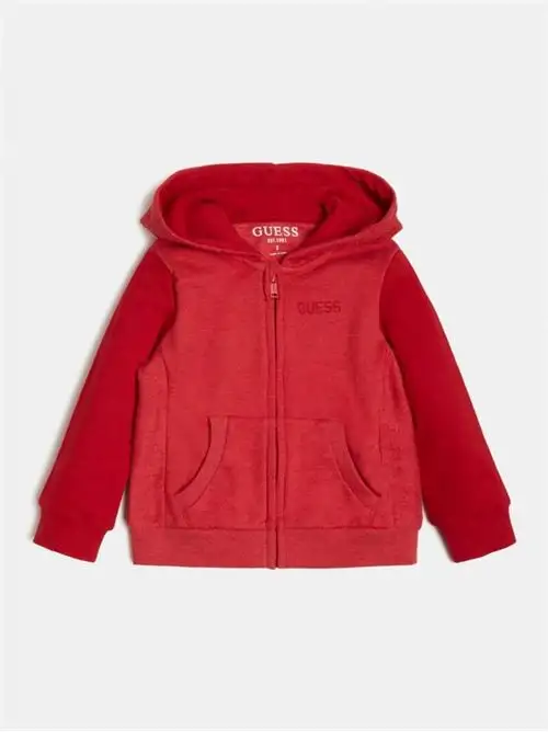 GUESS HOODED LS ACTIVE TOP FULL ZIP 54881436