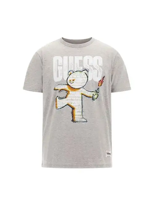 GUESS SS BSC MOLOTOV TEDDY HTHR TEE 44011225