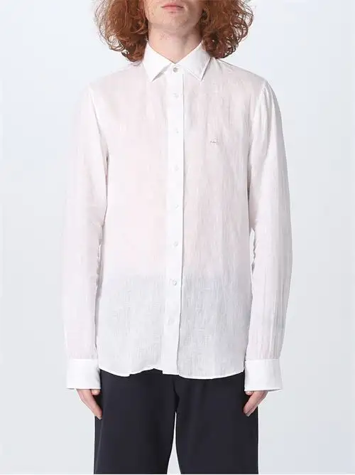 MICHAEL KORS LINEN  SLIM FIT SHIRT 76774997