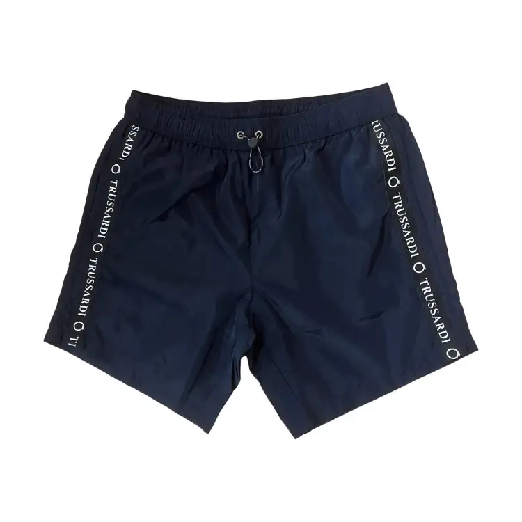 Trussardi TRU25 MBM06 09 Medium Board Short Costume Pantaloncino Uomo Navy