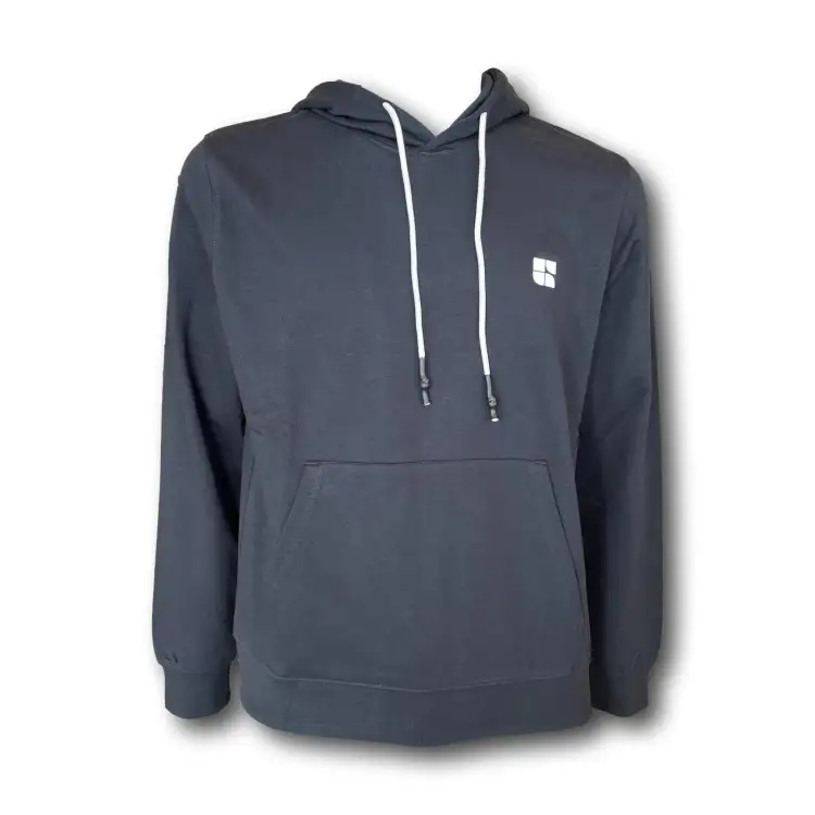 Urban Ring UR812002 Felpa Uomo Basic Con Cappuccio Blu