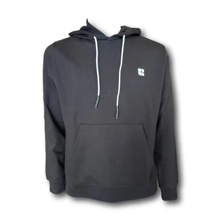 Urban Ring UR812002 Felpa Uomo Basic Con Cappuccio Nero