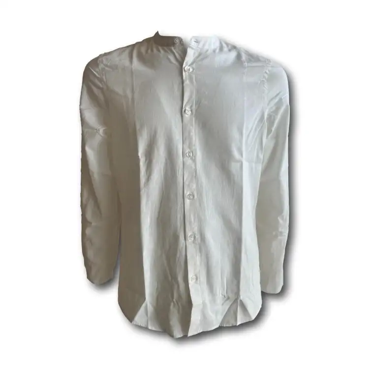 Urban Ring UR813023 Camicia M/L Uomo Misto Lino Coreana Bianca