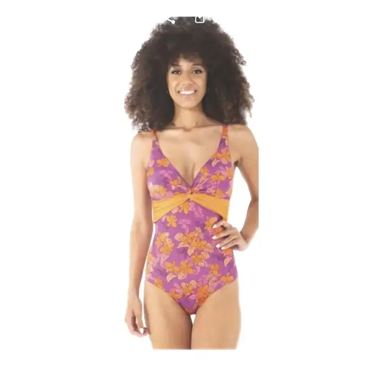 Vacanze Italiane VI23-033 Papaya Costume Intero Arancione