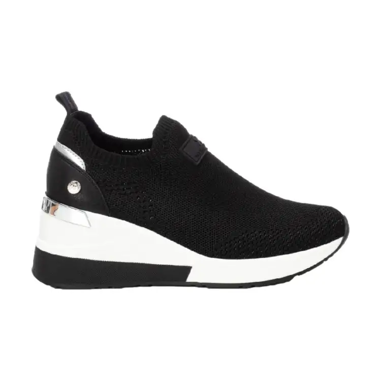 XTI 143718 Sneakers Donna Con Zeppa Nero