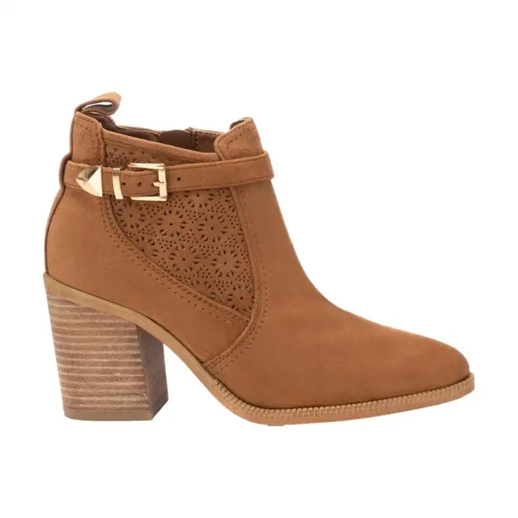 XTI 143883 Stivaletti Donna Con Tacco Medio Camel