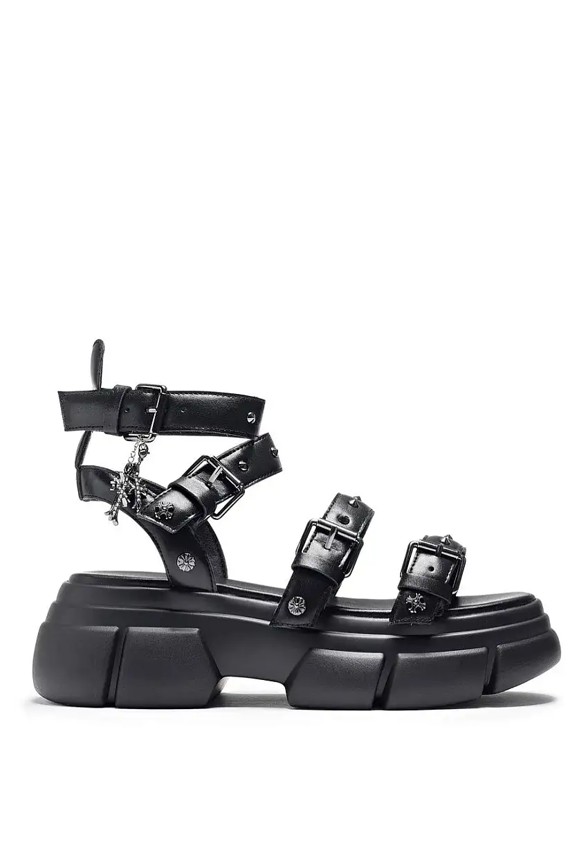 Koi Footwear - A Raining Vengeance Charm Platform - Sandali da donna