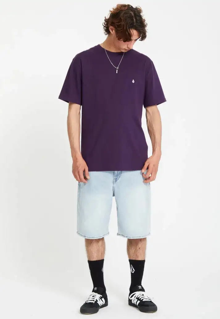 Volcom - Stone Blanks Basic Grape Royale - T-Shirt