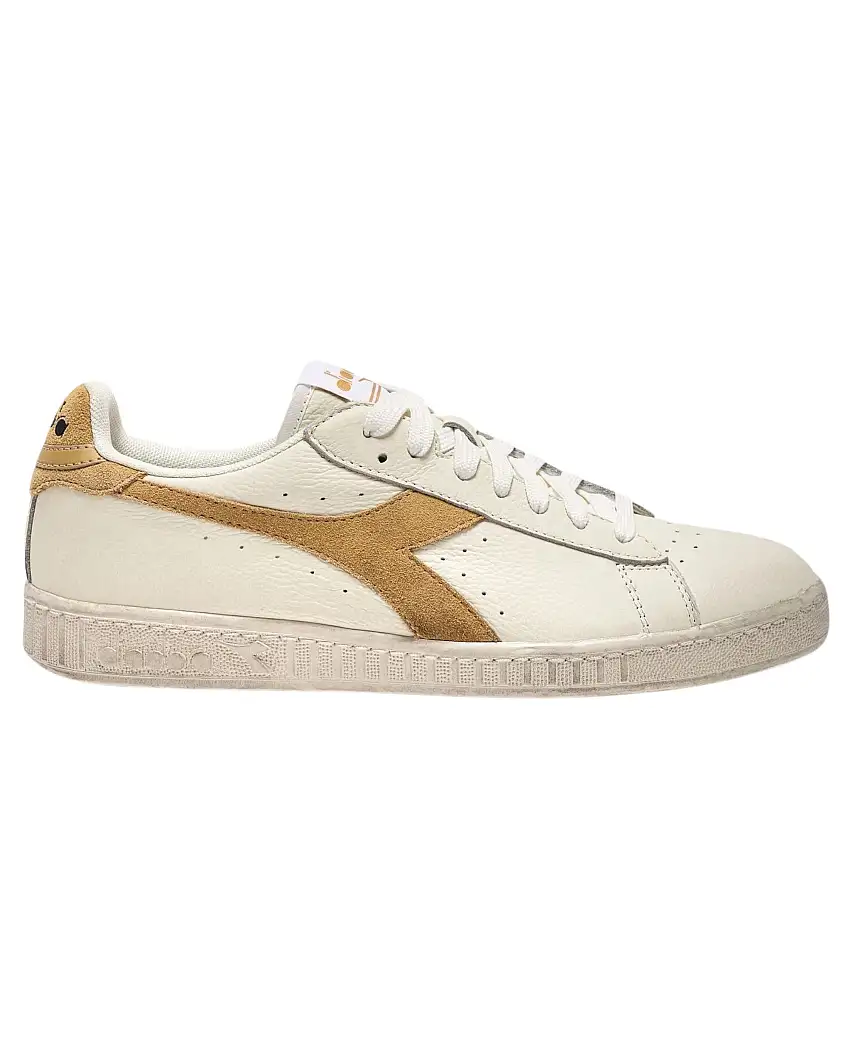Diadora Sneakers Game Pelle Effetto Used Beige