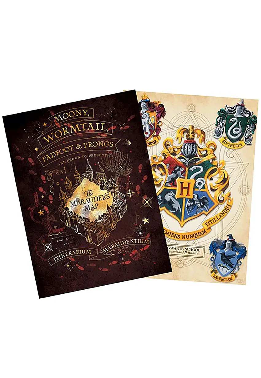 Harry Potter - Crest & Marauders - Poster