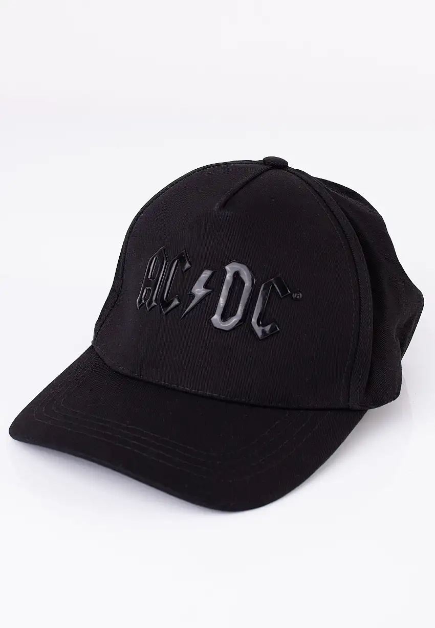 AC/DC - Shiny Black Logo - Cappello