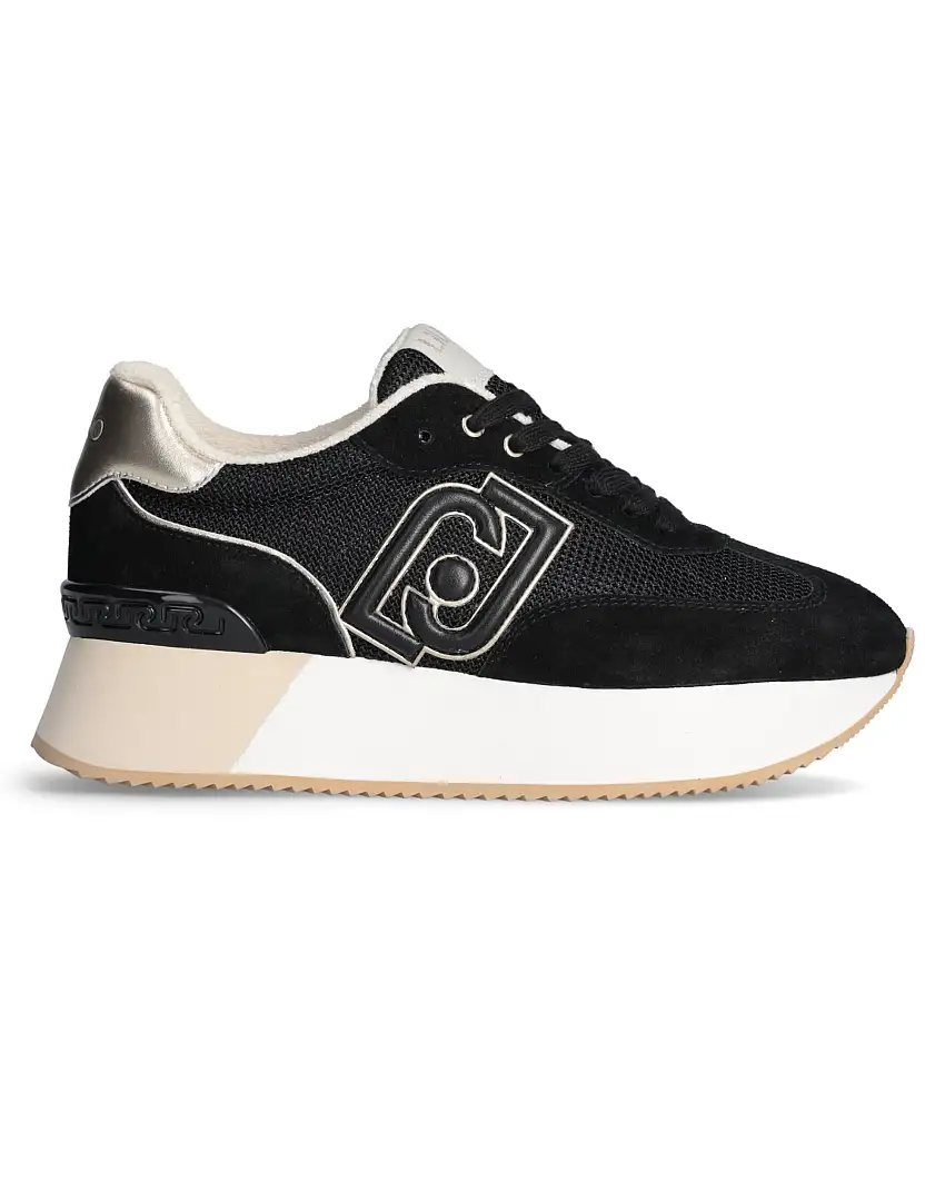 Liu Jo Sneakers Pelle/Suede/Mesh Nero