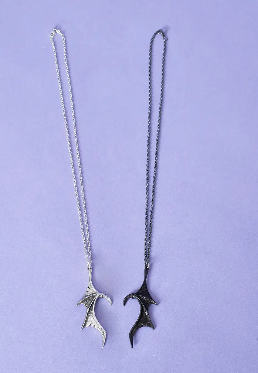 Alchemy England - Darkling Heart Friendship Silver - Collana