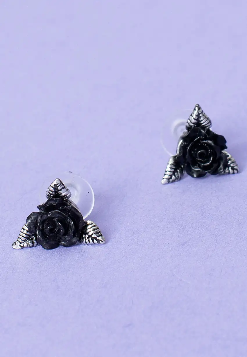 Alchemy England - Ring O' Roses Studs Silver - Orecchini