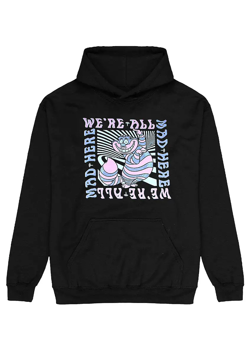 Alice In Wonderland - Mad Here - Felpa con cappuccio