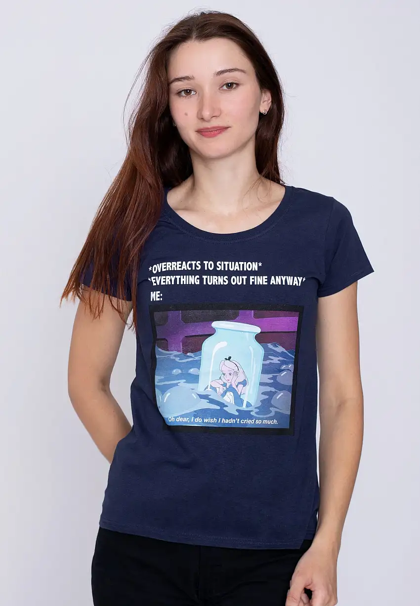 Alice In Wonderland - Women's Anxiety Navy - Girly
