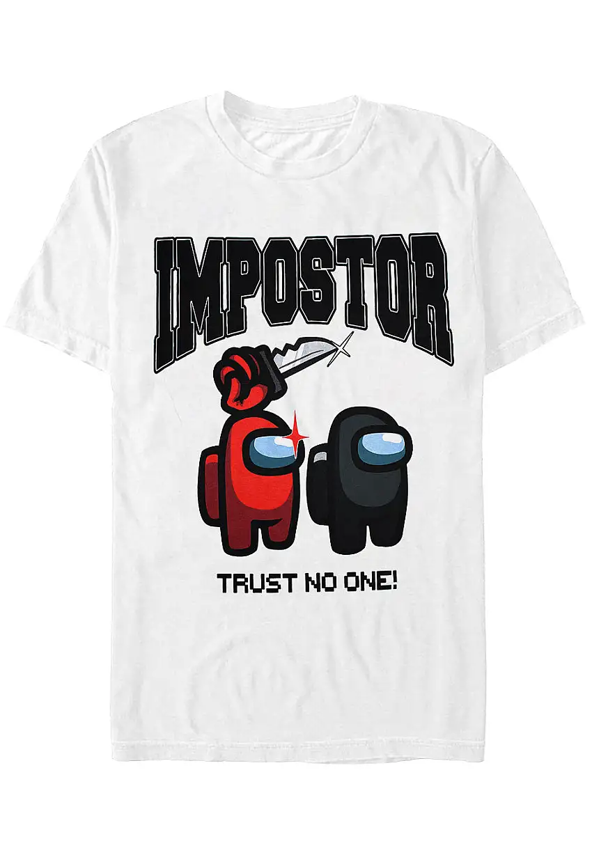 Among Us - Trust No One White - T-Shirt