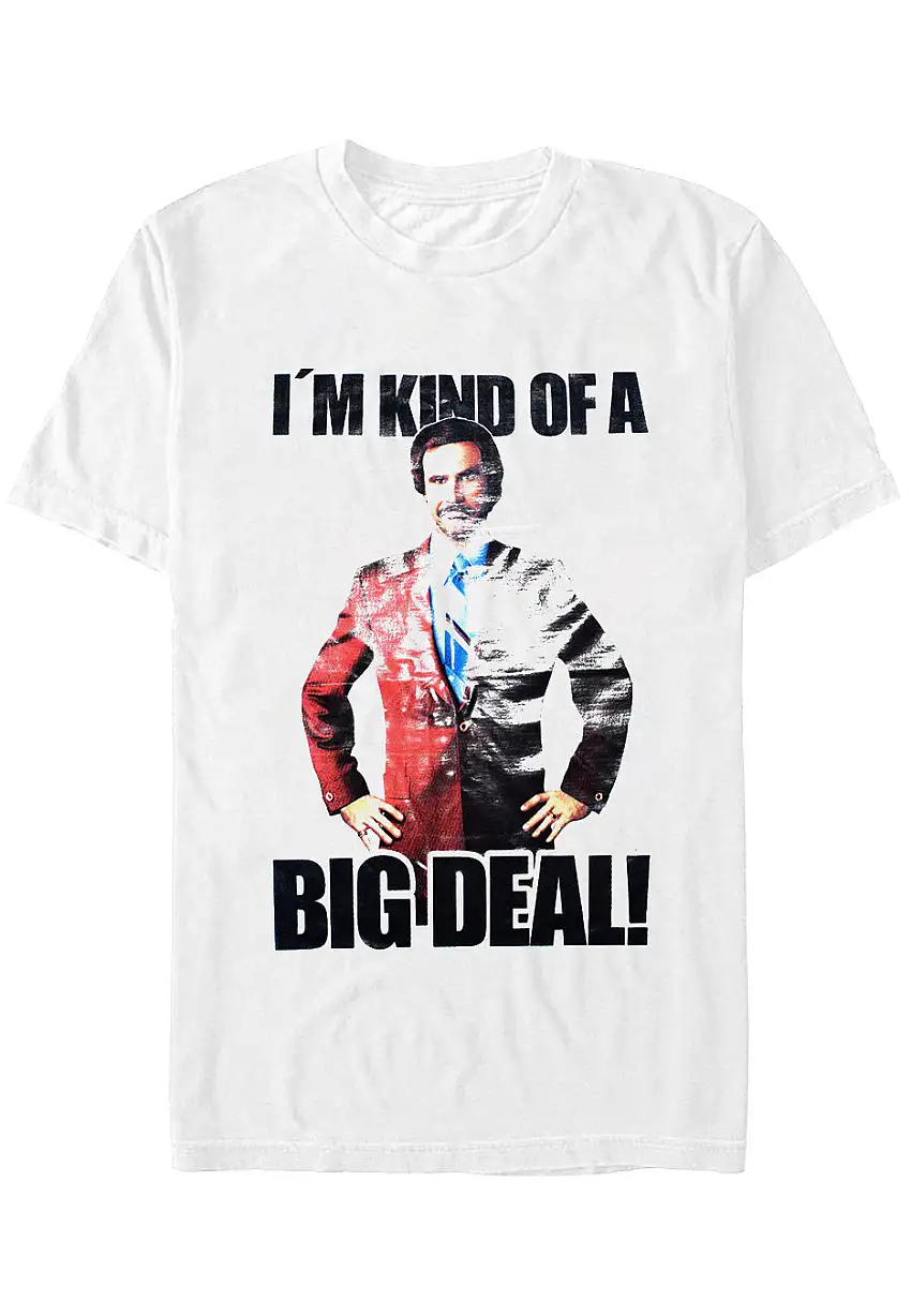 Anchorman - I´m Kind Of A Big Deal White - T-Shirt