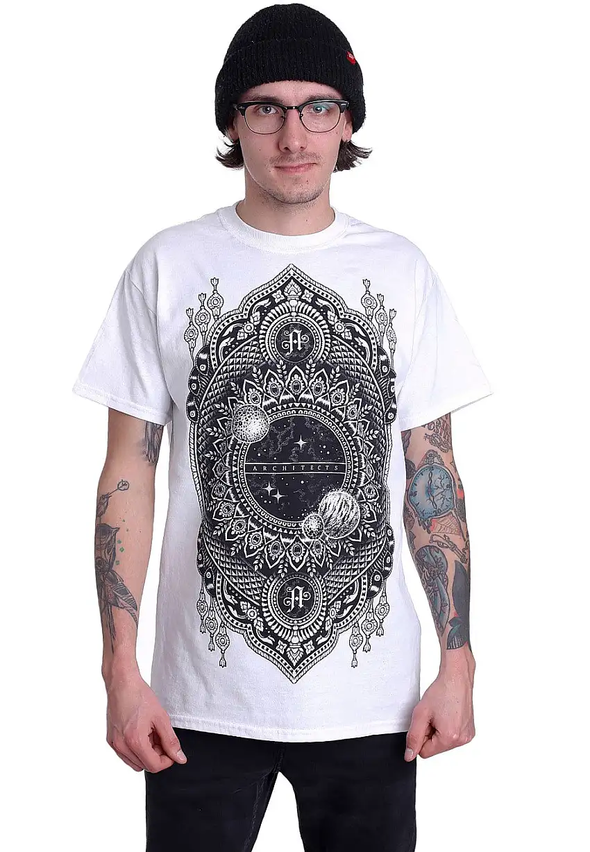 Architects - Mandala Space White - T-Shirt
