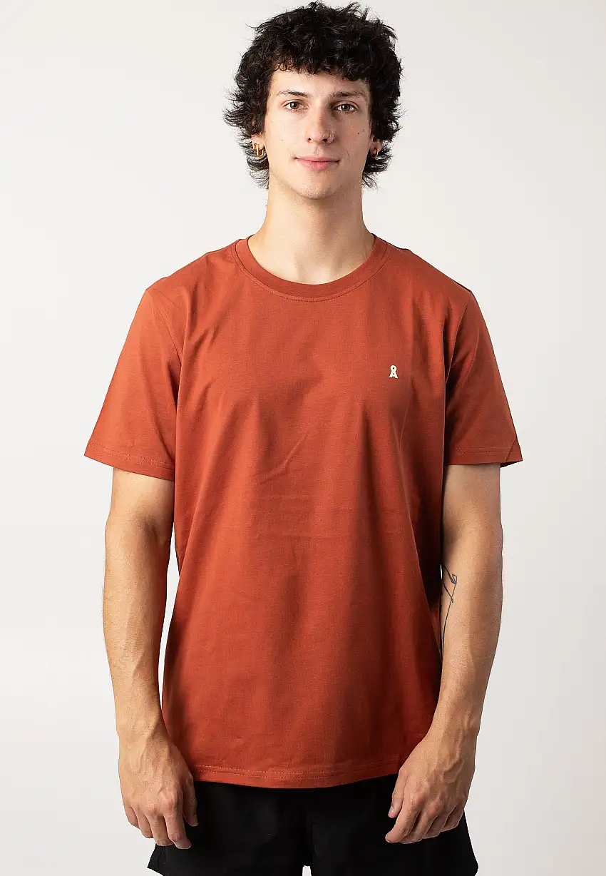 Armedangels - Laaron Dark Amber - T-Shirt