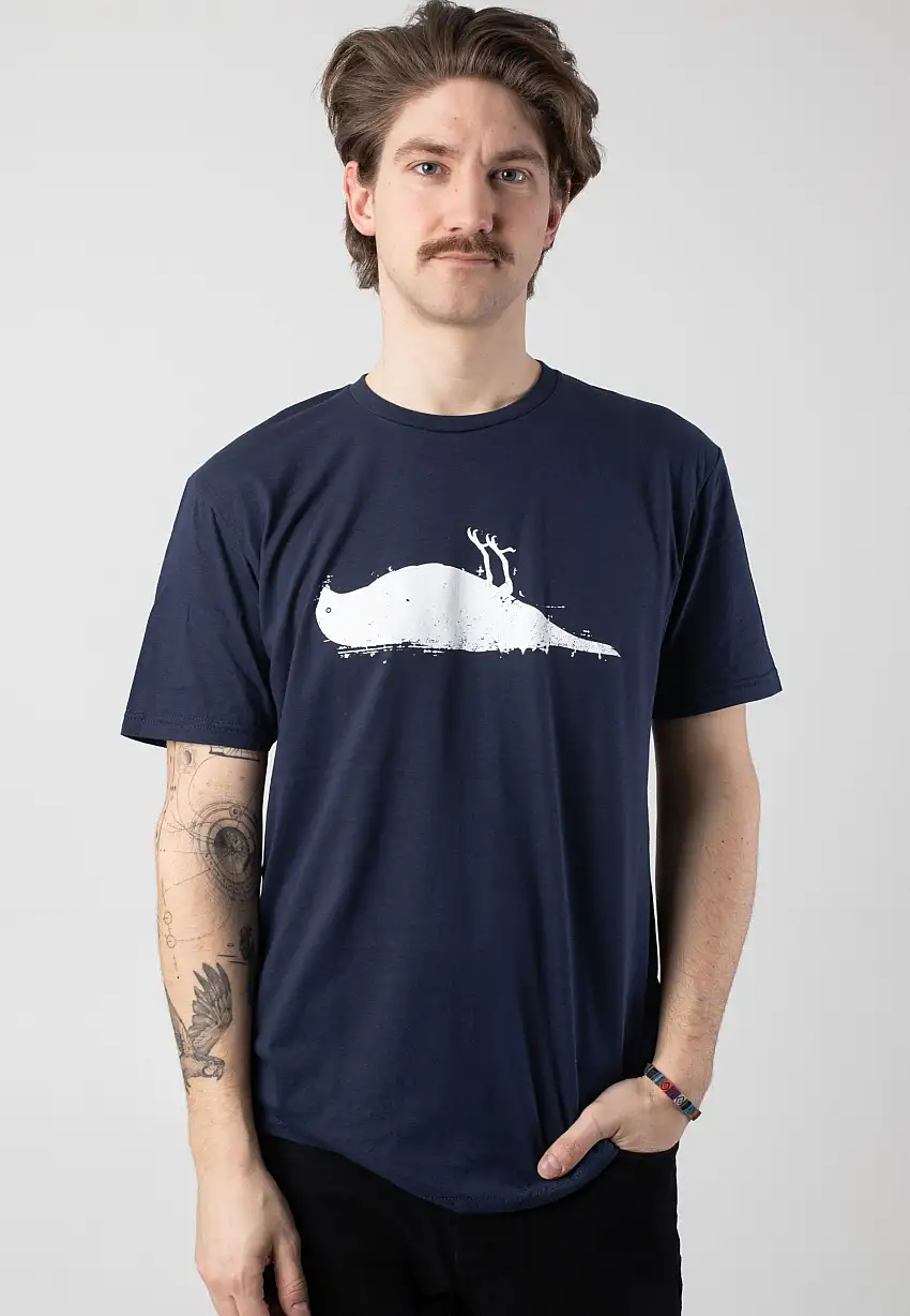 Atticus - Bird Navy/White - T-Shirt