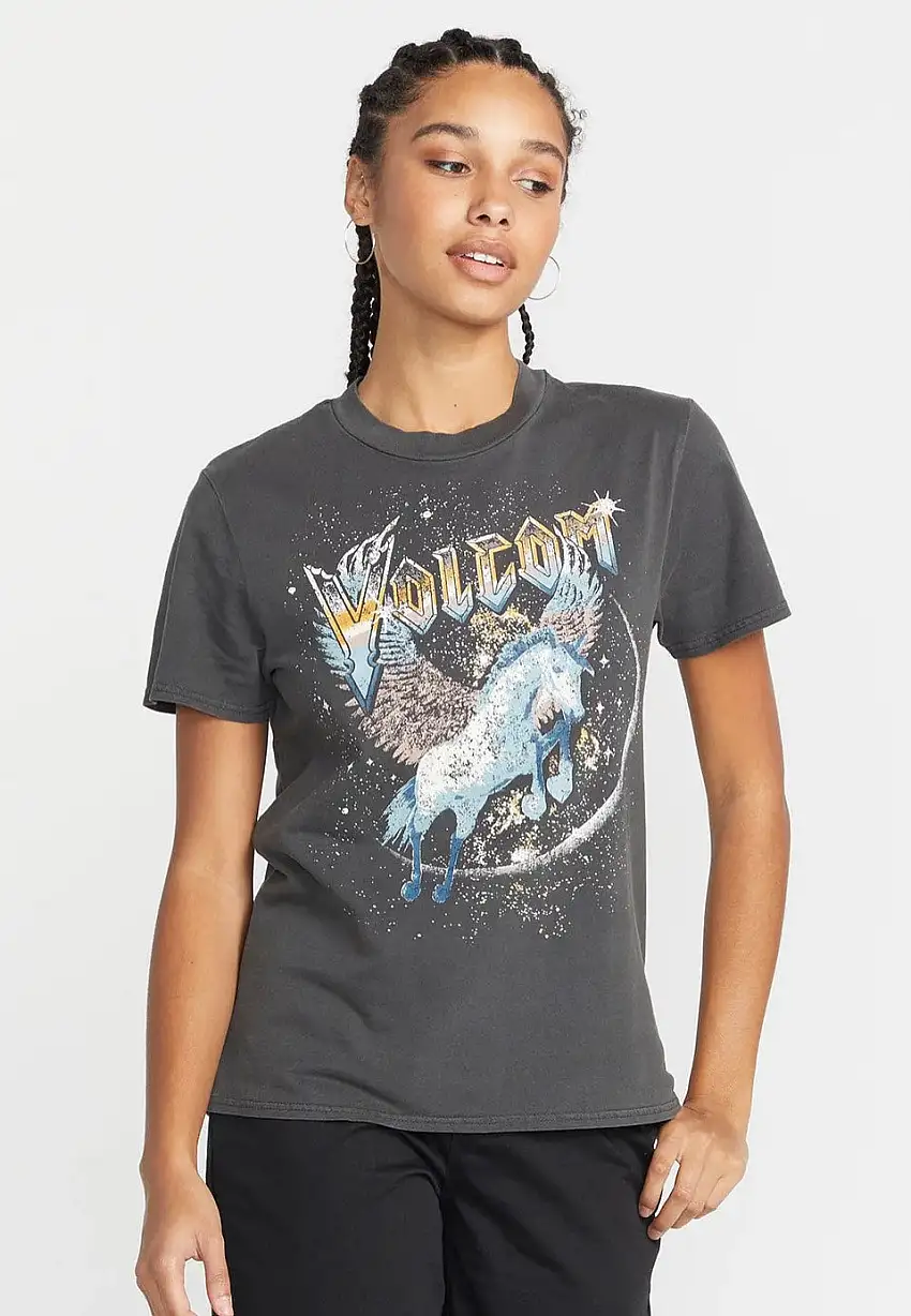 Volcom - Lock It Up Black - T-Shirt