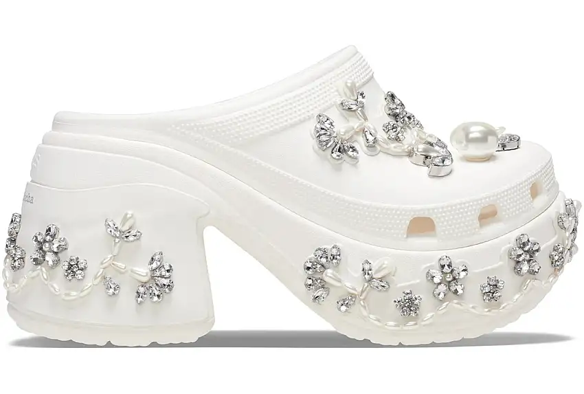 Crocs Siren Clog Simone Rocha Chalk