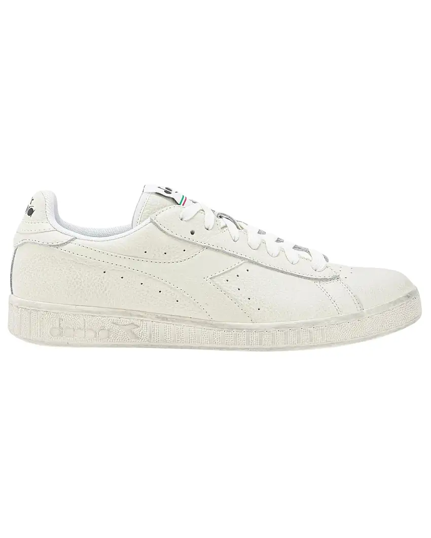Diadora Sneakers Game L Low Waxed Pelle Bianco