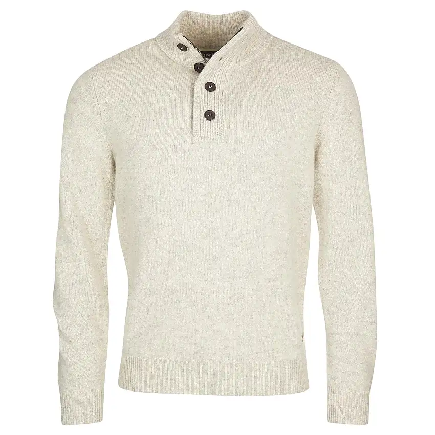 Maglia Uomo mezza zip con toppe