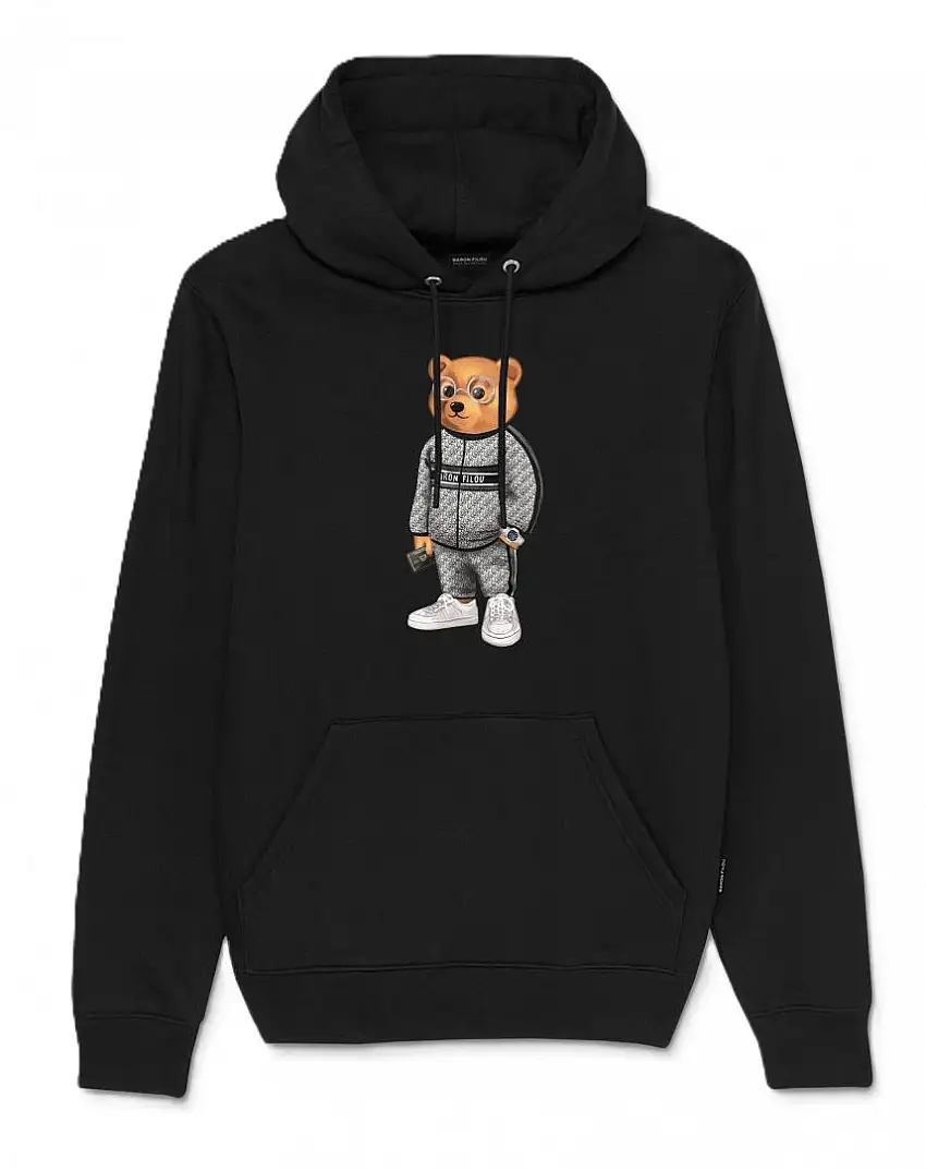 FILOU ORGANIC HOODIE Nero