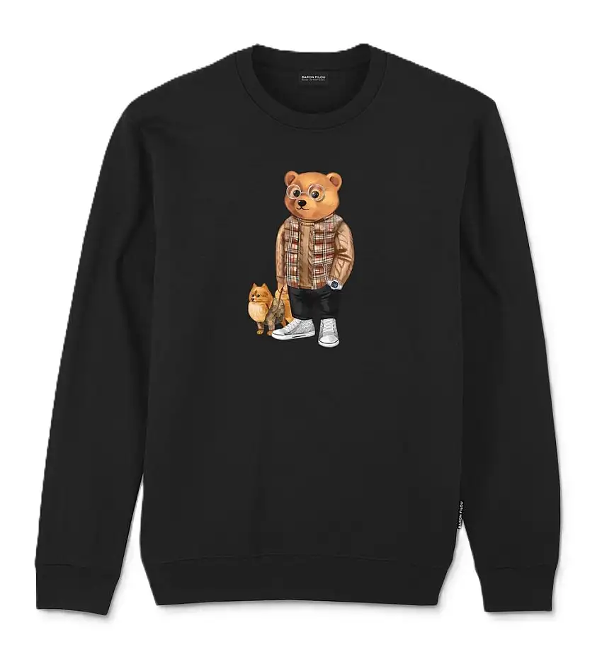 FILOU ORGANIC PULLOVER Nero Nero