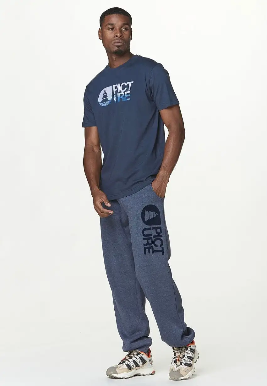 Picture - Basement Natamo Dark Blue - T-Shirt