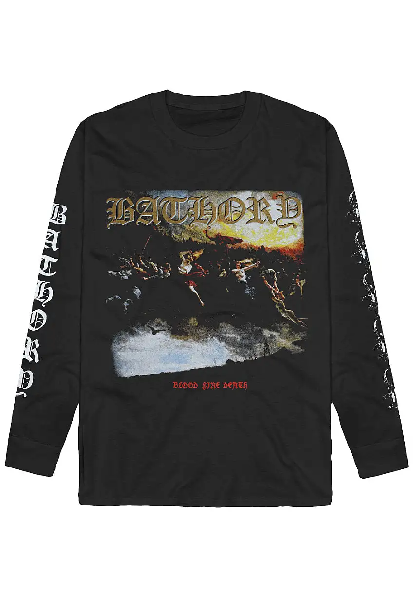 Bathory - Blood Fire Death - T-Shirt a maniche lunghe