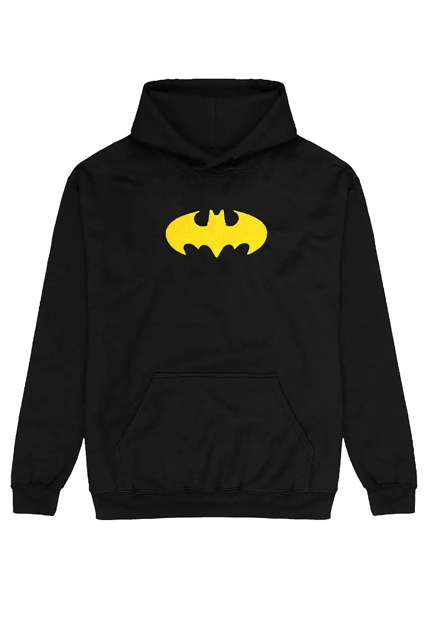 Batman - Patch - Felpa con cappuccio