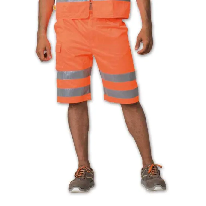 Bermuda da Lavoro estivi multitasche alta visibilità Logica BERM/HVT-L